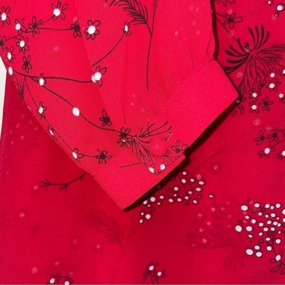 Madewell Hazelwood Wrap-Front Mini Dress in Windswept Floral Size 4 - Picture 6 of 13